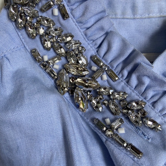 J. Crew gemstone collar top - Picture 2 of 6